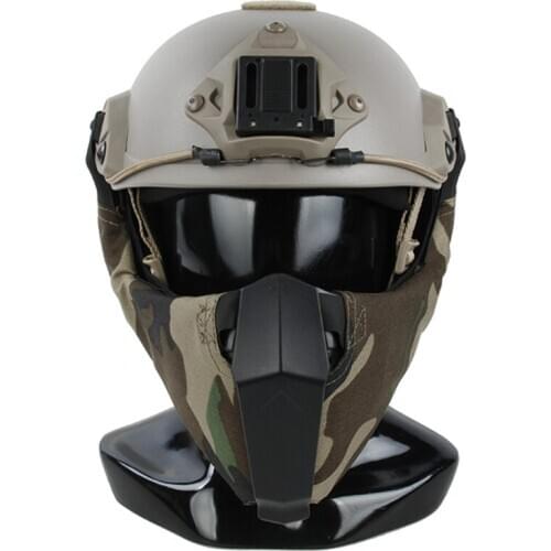 TMC The Latest High Quality Special Rail Connection Mask for Maritime Tactical Helmet Free Shipping TMC2889-WL