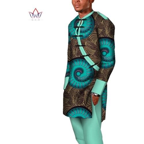 Custom African Men Traditional Clothing Top Pant Set Dashiki Ankara Pant Coat 2 Piece Set Long Sleeve Tracksuit Outfits WYN1421