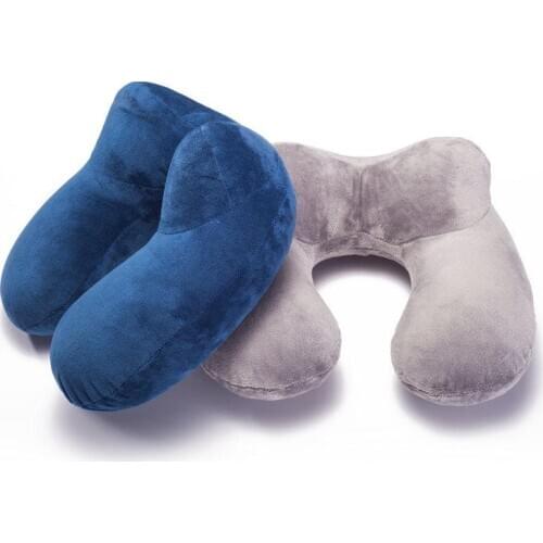 30FUNIQUE U-Shape Neck Pillow Travel Accessories Pillow For Airplane Inflatable Comfortable Folding Pillows Home Textile