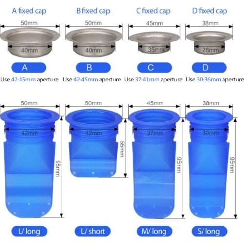 Pest Control Silicone Anti-odor Stainless Steel Cover Floor Drain Core Kitchen Gadgets Sewer Accessories Round Deodorant