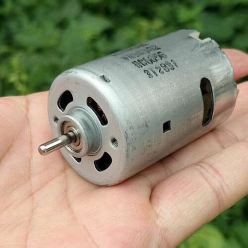 RS545 High Speed Motor DC 6V 9V 12V 18V 25000rpm Mini Electric Motors DC12V 15500rpm 12 V Volt Moter Ball Bearing DIY Drill 545