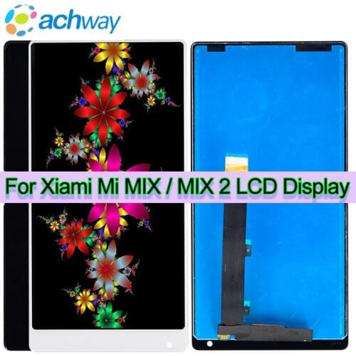 For Xiaomi Mi Mix LCD Display Touch Screen Digitizer Assembly With Frame For 5.99" Xiaomi Mi MIX 2 LCD Black/White Replacement