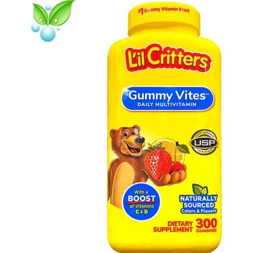 LilCritters Gummy Vites Bears Childrens Multivitamin Baby Gummy 300 Capsules