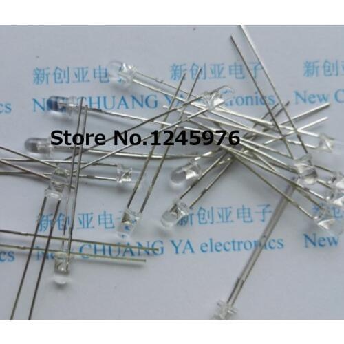 500pcs 3mm yellow automatic flashing LED Light Beads frequency:1.5HZ (90-96 times/minute)