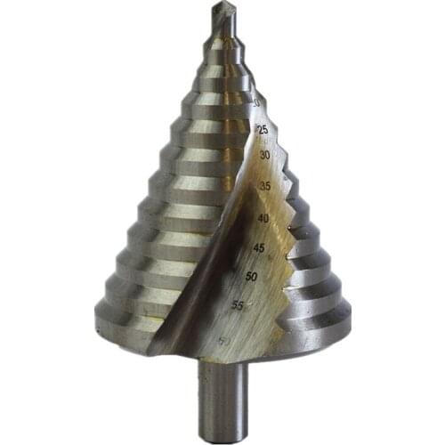 6 - 60 mm HSS Drill Bit Set 12 Steps Metric Step Drill Wood Metal Hole Cutter Drilling