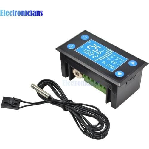 AC110-220V W1213 Intelligent Digital Display Temperature Controller High Precision Thermostat with NTC Senson for Aquarium