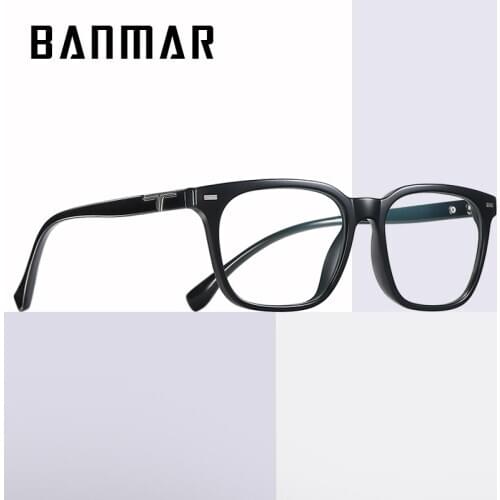 BANMAR TR90 Clear Computer Glasses Women Men Anti Blue Light Blocking Glasses Optical Gaming Eyewear Customized Lens