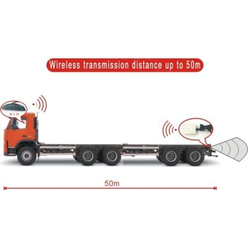 Free shippingg brand new Wireless LED Parking Sensor System with four digital Rear Sensors for Truck(DC 24V)