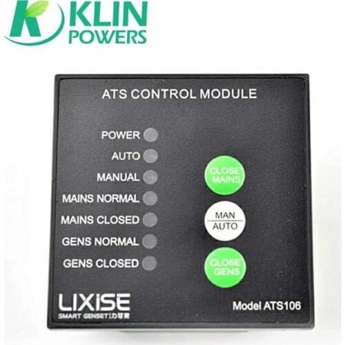 ATS106 Diesel Generator Ats Controller Automatic Transfer Switch Panel Auto Manual Changeover USB LED Control Module