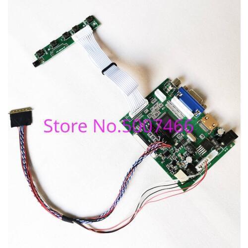 For LTN156AT02-C01/C04/C07/C10/D01/D02/D03/D04/D09 LVDS WLED 1366*768 VGA+2AV 40-Pin LCD screen display control board kit