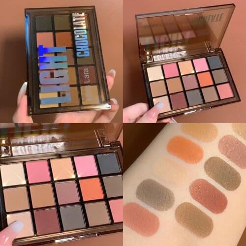 Beauty Makeup Sweet Party Eyeshadow Pallete Neon Palette 15 Shimmer Glitter Matte Shades Matellic Nude Blendable Pigment