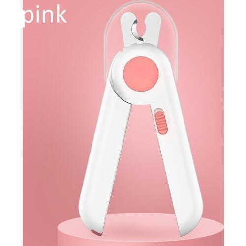 Professional Pet Dog Cutter Cat And Dog Nail Clipper Cutting Machine Beauty Scissors Animal Cat Locks Pet LED Light Nail Trimmer