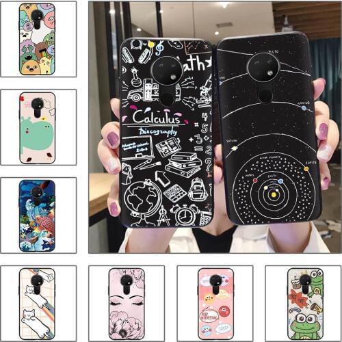 Fashion Anti-knock Phone Case For Nokia 6.2/7.2 Soft Back Cover New Durable Black Case Anti-dust