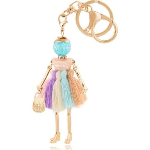 Multi Tassel Key Chain For Women Charm Cute Fashion Keychain Handmade Female Pendant 2020 Lovely Gift Bag Jewelry