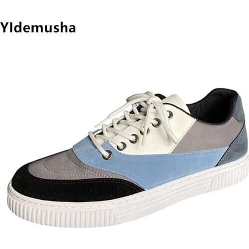 2021 Spring Autumn Men New Fashion Casual Shoes PU Sneaker Men Jogging Shoes Non-slip Walking Shoes Zapatillas Calzado Hombre