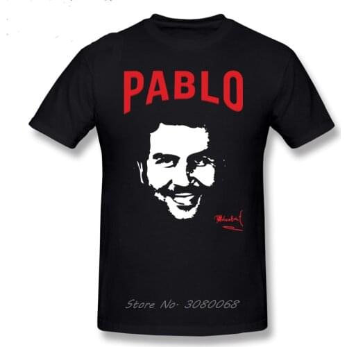 Mens Narcos T Shirts Pablo Escobar T-Shirt Funny T Shirt Man Graphic Streetwear Cotton Tshirt Summer Tees Hip Hop Harajuku