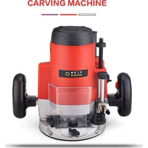 AC220V 50HZ 1800W M1R-DS-12 small multi-function electric trimming machine Woodworking slotting machine (presented 15pcs cutter)