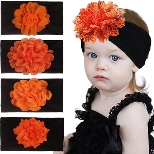2020 New Halloween Childrens Headband Baby Flowers Accessories Hair Band Europe Baby Headdress Headbands Headwear