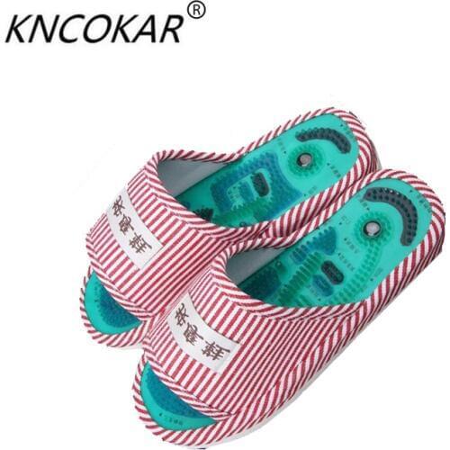 The new fashion Ms slippers Acupoint massage slippers foot massage shoes home women slippers indoor slipper summer foot shoes