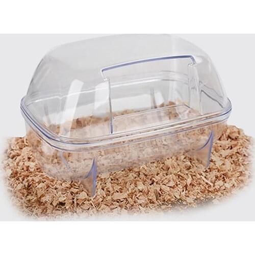 Cute Mouse Hamster Bathroom Guinea Pig Pet Plastic Bathtub Bathing Toy Little Bathroom Supplies Rat Animal Accessories