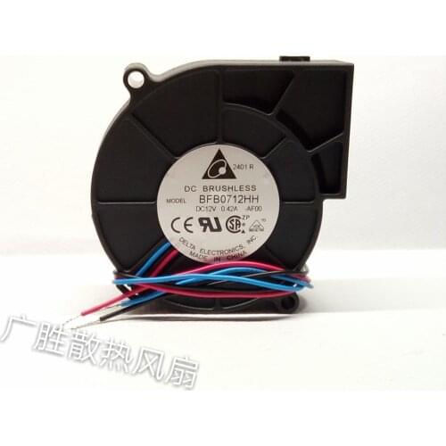 For Delta BFB0712HH 7525 12V 0.42A 7.5CM/cm Turbine Fan Blower
