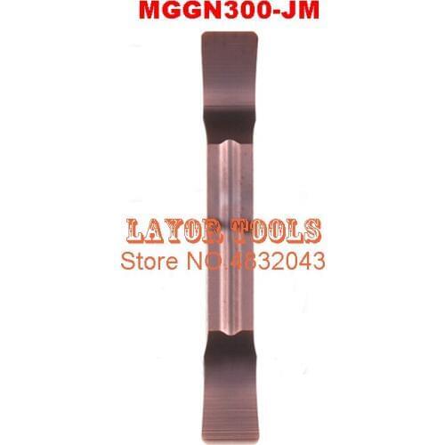 10PCS Fine grinding MGGN300 carbide turning insert,Changeable Internal Carbide Grooving Tips for Grooving Holder MGEHR & MGIVR