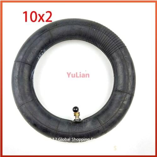 10x2 inner tyre 10*2 Inner Tube for Scooter Pram Stroller Kids Bike Schwinn Roadster Trike Tricycle Rear Wheels Bent Valve