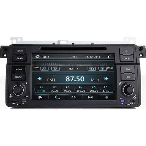 1 Din Car Multimedia player GPS Autoradio Stereo System For BMW/E46/M3/Rover/3 Series maps camera FM Radio