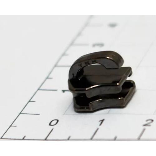 10pcs ZINC YKK no.3 / no.5 /no.8 (for metal zipper teeth only) Genuine Leather Zipper Fastener Head