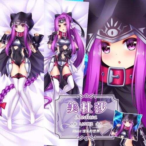 Anime Game Medusa Fate/stay night Dakimakura Hugging Body Pillow Case Otaku Male Pillow Cushion Cover Cosplay Cute Xmas Gift SM