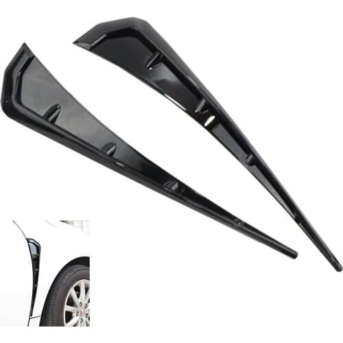 Car accessories 1 pair high quality ABS side fender type air vent wing cover trim decorative sticker