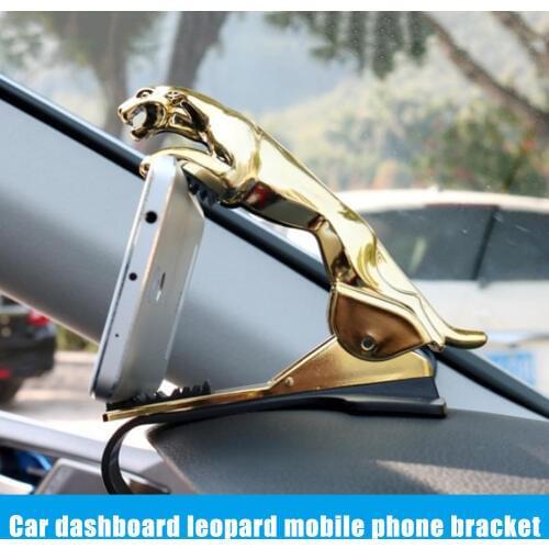 Car Leopard Dashboard Phone Holder 360 Degree Phone Mount Clip Stand Bracket SUB Sale