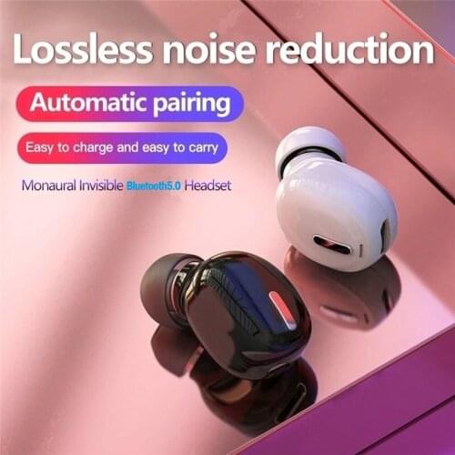 B10 Wireless Earphone Bluetooth5.0 X9 Single Ear Mini In-ear Earplugs Outdoor Sports Headphones Long Standby Invisible HIFI 3D