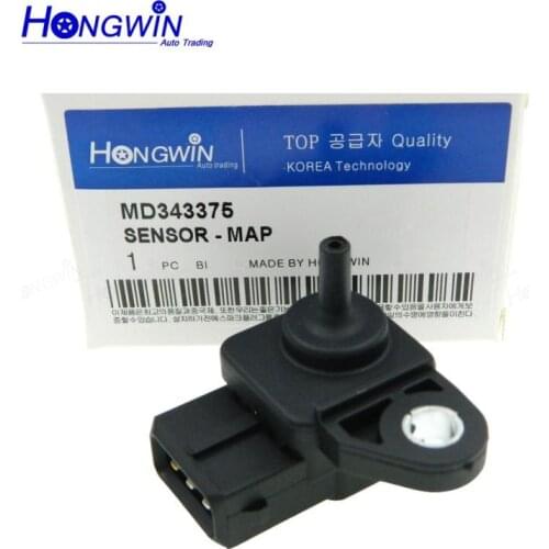 Manifold Boost Pressure MAP Sensor For Mitsubishi Mirage 1.5L MD343375 AS330 ME202119 E1T16475 AS330 5S2490 1904-307804 SU5264