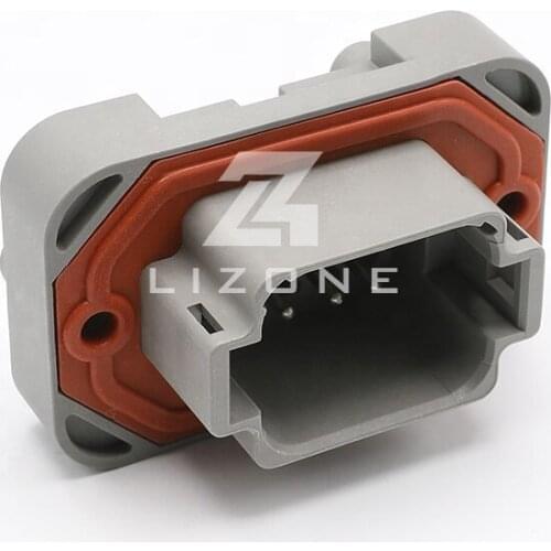 DT15-08PA 8 Pin Connector Socket Circuit Board Waterproof PCB Straight Automotive Headers Deutsch DT DT15-08PA