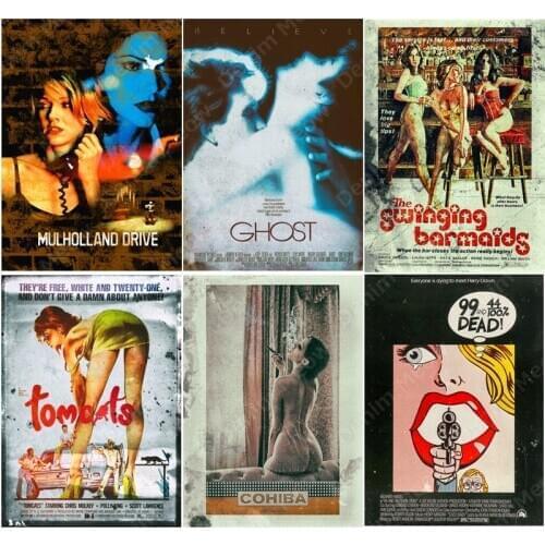 Classic Movie Plaque film Vintage Metal Signs Bar Club Cafe Home Decor Childhood Memory Wall Art Poster Man Cave Tin Sign N364