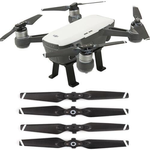 Landing Gear Height Extender Kit Extended Landing Bracket Protector with 2 Pairs Quick Release 4730F Propellers For DJI SPARK