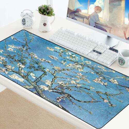 Van Gogh Mouse Pad Computer Pad to mouse Keyboard Mousepad Rubber Gaming Gamer Office Desk Laptop Starry Night Mice Mat for csgo