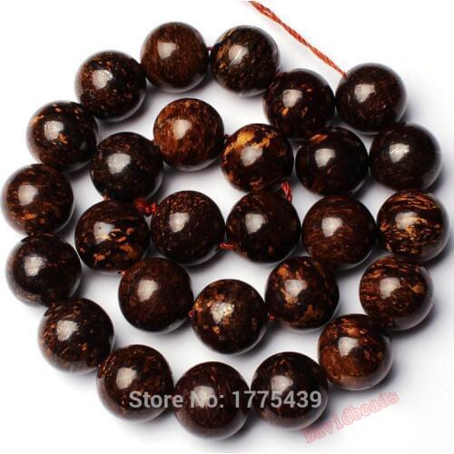 Factory Price Natural Stone Bronzite Round Loose Beads 16" Strand 4 6 8 10 12MM Pick Size For Jewelry Making