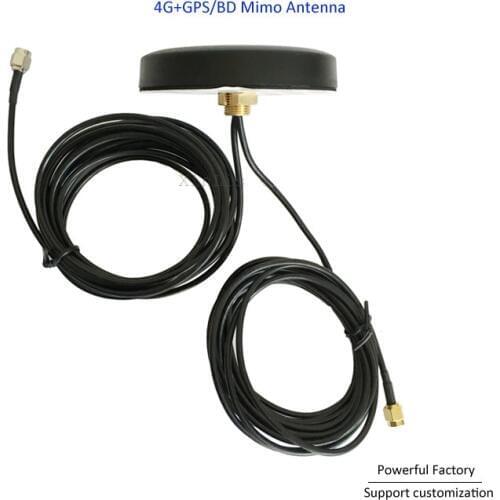 28dBi Active Tri band dish satellite repeater GSM LTE Wif 4G Mimo 2x2 BD gps antenna 1pcs