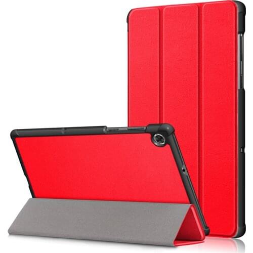 Magnetic Case For Lenovo Tab E10 10.1 Tablet Cover Funda E10 TB-X104F TB X104F TB-X104L Slim Folded PU Leather Stand Shell+Glass