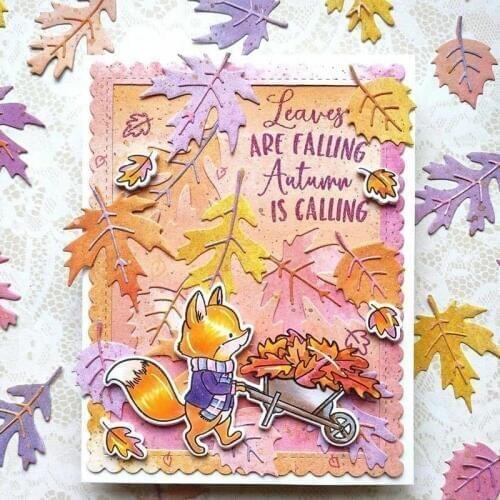 Three Different Look Of Maple Leaves Metal Cutting Dies For DIY Scrapbooking Embossing Paper Cards Crafts Making Dies 2019