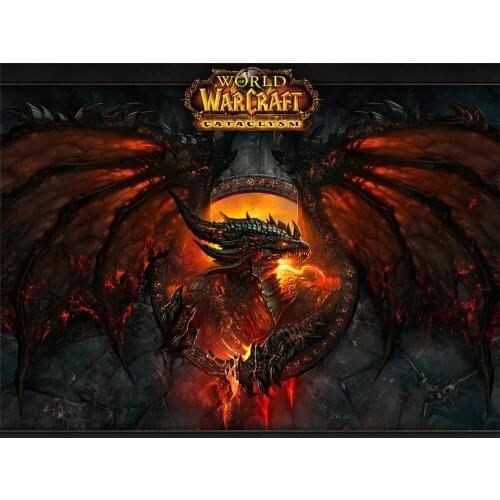 World Of Warcraft DIY Cross Stitch Embroidery 11CT Kits Craft Needlework Set Printed Canvas Cotton Thread Home Wholesale