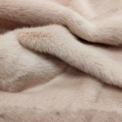 New gold mink soft plush fur fabric for shoe cover cap fur collar thickening fur fabric homedecor backgroup materials 0.5X1.6M