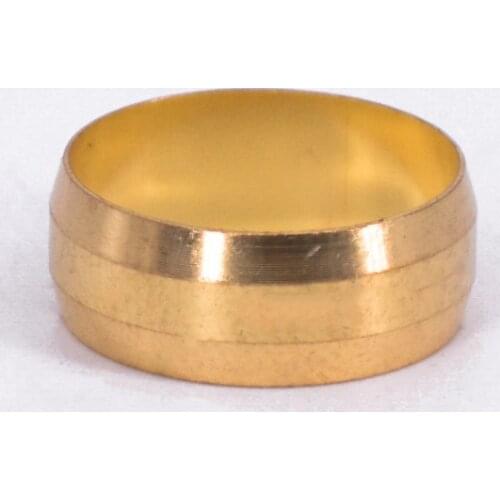 8 10 12 15 16 19 20 22 25 28mm Oil Ferrule Hole For Compression Union Fitting Water Gas Oil Assembly Sleeve Ferrule Ring Brass