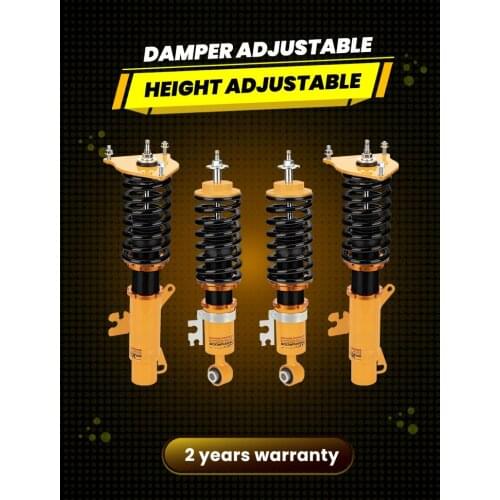 Adjustable 24 Steps Damper Coilover for Mini Cooper 2001-2006 2-door convertible