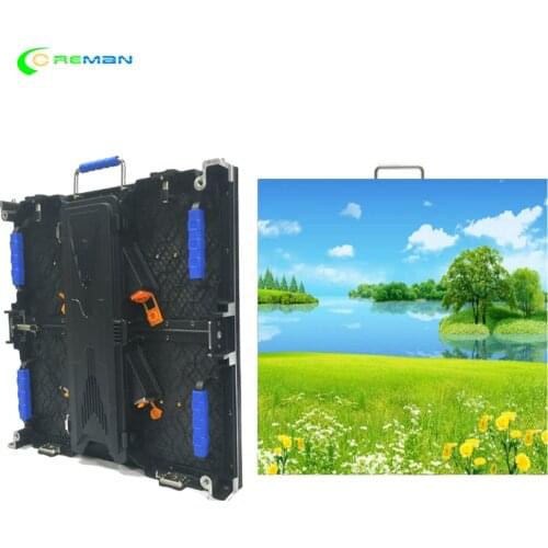 High resolution led matrix display module p2.97 indoor tile led cabinet hanging beam 500X500 led video wall panel