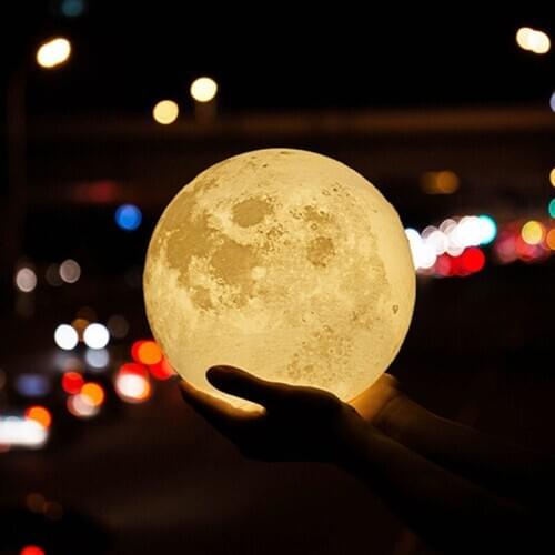 3D Moon Lights Led Night Light Led Childrens Toy Gifts Birthday Tanabata Valentines Day Creative Light & Lighting