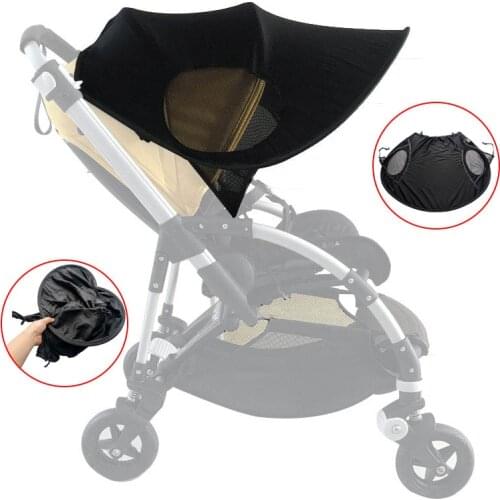 Sunshade Awning For Bugaboo Bee 3/5 Foldable Lightweight Easy For Travel Stroller Accessories Compatible Yoya Yoyo Cybex Trolley