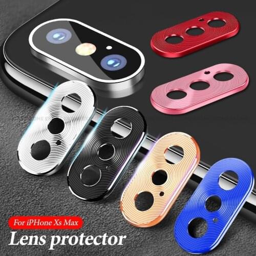 Camera Lens Protector Metal Ring For iphone XS Max XR XS For iphone 7 8 Plus Plating Aluminum Camera Lens Protection Cover
